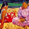Paul Gauguin Woman On The Beach paint by numbers