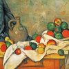 Rideau Cruchon Et Compotier Cezanne paint by numbers
