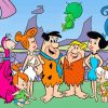 The Flintstones Cartoon paint by numbers