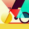 Abstract Aesthetic Bicycle paint by numbers