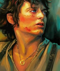Aesthetic Frodo paint by number