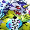 Gabumon Digimon Adventure paint by number