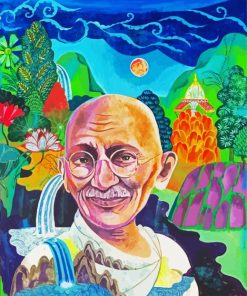 Gandhi Art paint by number