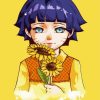 Cute Himawari Uzumaki And Sunflowers paint by numbers