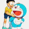 Cute Doraemon paint by numbers