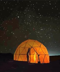 Dome In A Sky Full Of Stars paint by numbers
