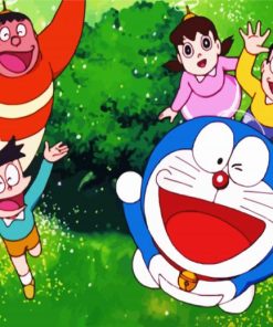 Doraemon Anime paint by numbers