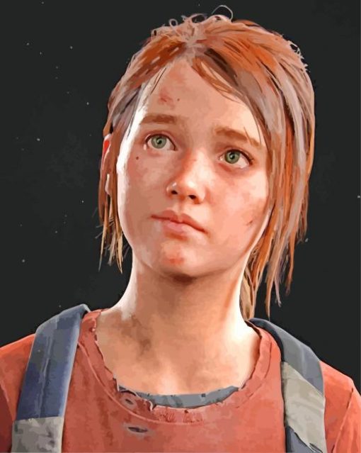 Ellie The Last Of Us paint by numbers