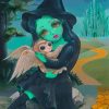 Elphaba And Monckey paint by numbers