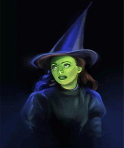 Elphaba The Witch paint by numbers