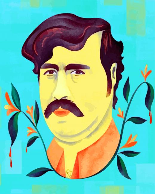 Escobar Illustration paint by numbers