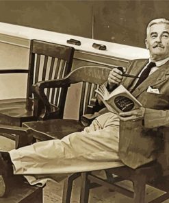 The American Writer William Faulkner paint by numbers