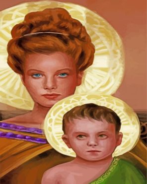 Frigga And Her Son paint by numbers