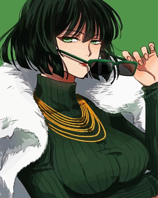 Fubuki Anime Character paint by numbers