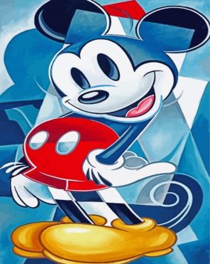 Mickey Mouse Disney paint by numbers