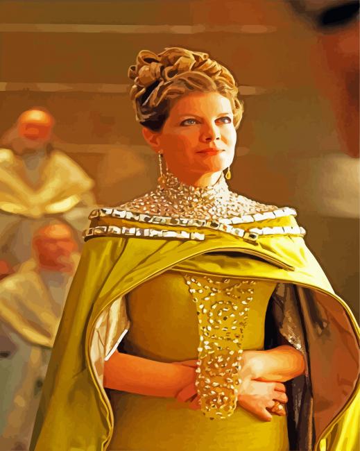 Queen Frigga paint by numbers