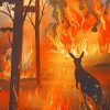 The Australian Bushfires paint by numbers