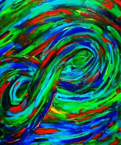 Abstract Infinity Sign paint by numbers
