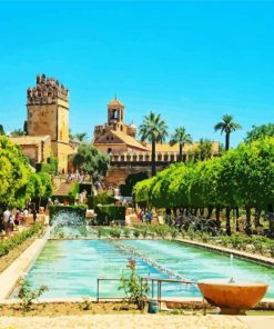 Alcazar Of The Christian Monarchs Cordoba paint by numbers