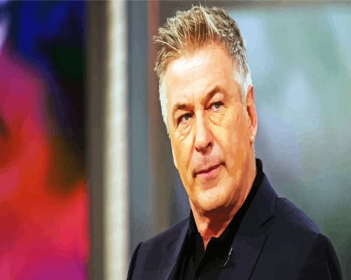 The American Actor Alec Baldwin paint by numbers