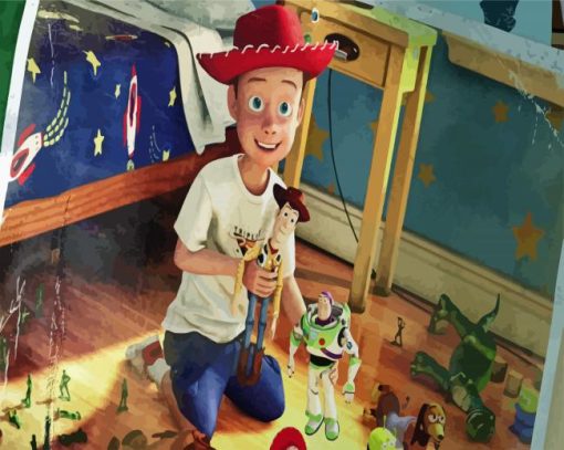 Andy Davis Toy Story paint by numbers
