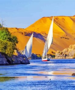 Aswan Egypte paint by numbers