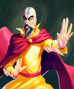 Avatar Tenzin Animation paint by numbers