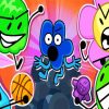 BFB Cartoon Characters paint by numbers