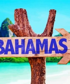 Bahamas Direction Signe paint by numbers