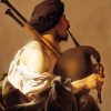Bagpiper Player paint by numbers