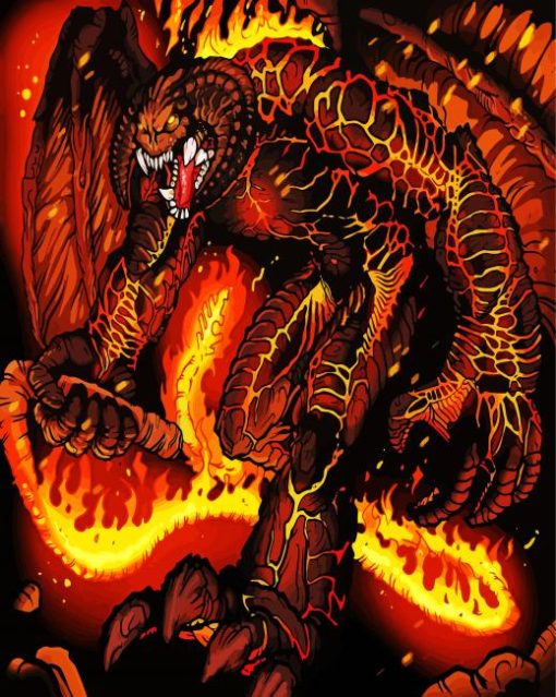 Balrog From The Lord Of The Ring Movie paint by numbers