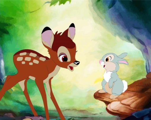 Bambi And The Thumper paint by numbers