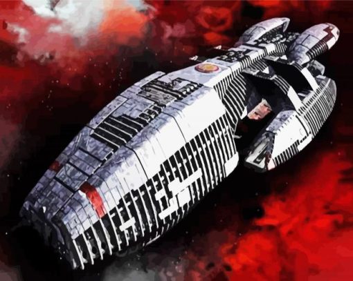 Battlestar Galaticia Movie paint by numbers