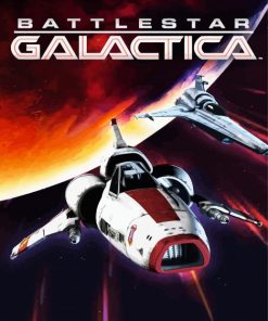 Battlestar Galaticia paint by numbers