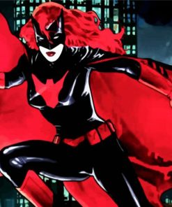 BatWoman Superhero paint by numbers