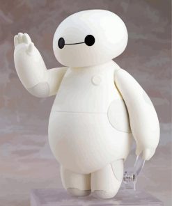 Baymax Robot Animation paint by numbers