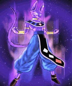God Beerus Anime paint by numbers
