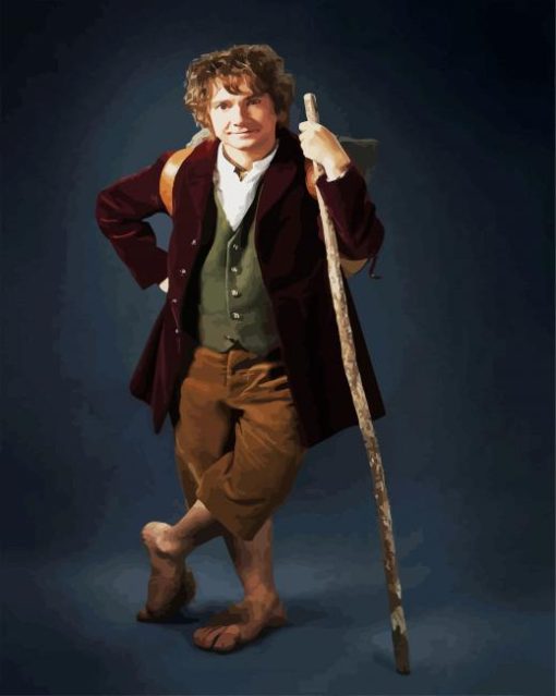 Bibo Baggins Movie Character paint by numbers