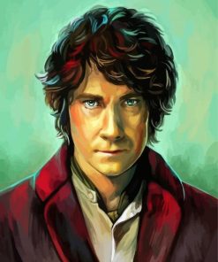 Bilbo The Hobbit Character paint by numbers