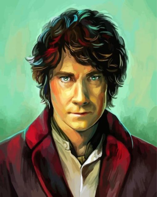 Bilbo The Hobbit Character paint by numbers