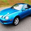 Blue Toyota Celica Car paint by numbers