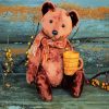 Brown Teddy Bear paint by numbers