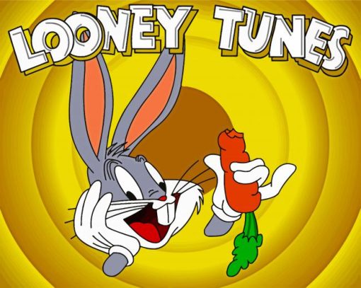 Bugs Bunny Looney Tunes paint by numbers