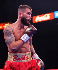 The American Boxer Caleb Plant paint by numbers