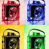 Camera Pop Art paint by number