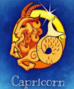 Capricorn Horoscope paint by number