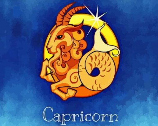 Capricorn Horoscope paint by number