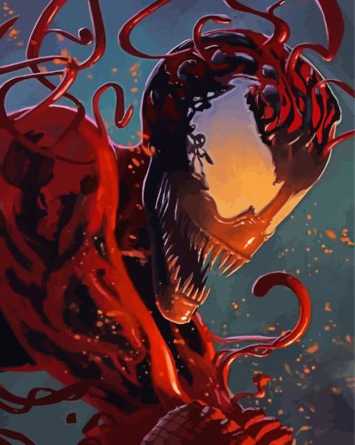 Carnage Illustration Art paint by number