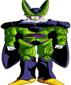 Cell Dragon Ball Anime Character paint by number