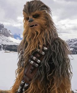 Realistic Chewbacca Cosplay paint by numbers